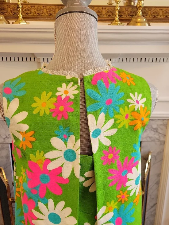 Vintage 60's Yarn Doll Fashions Of Hawaii Maxi Dress - Picture 6 of 9